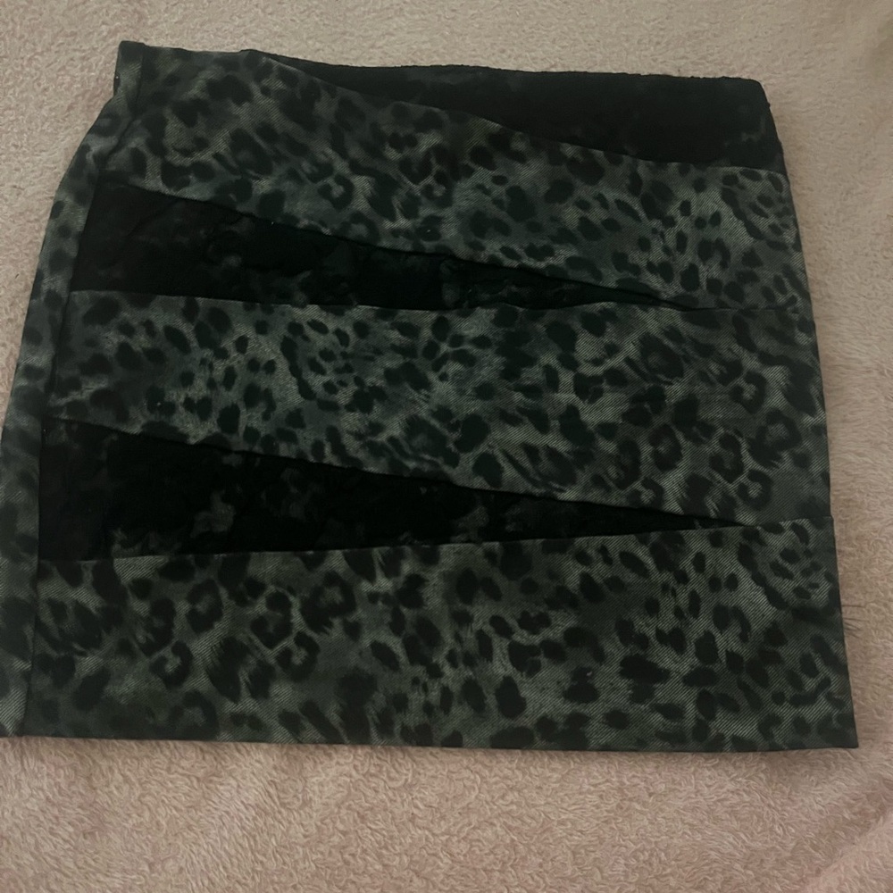 Leopard Print Skirt
